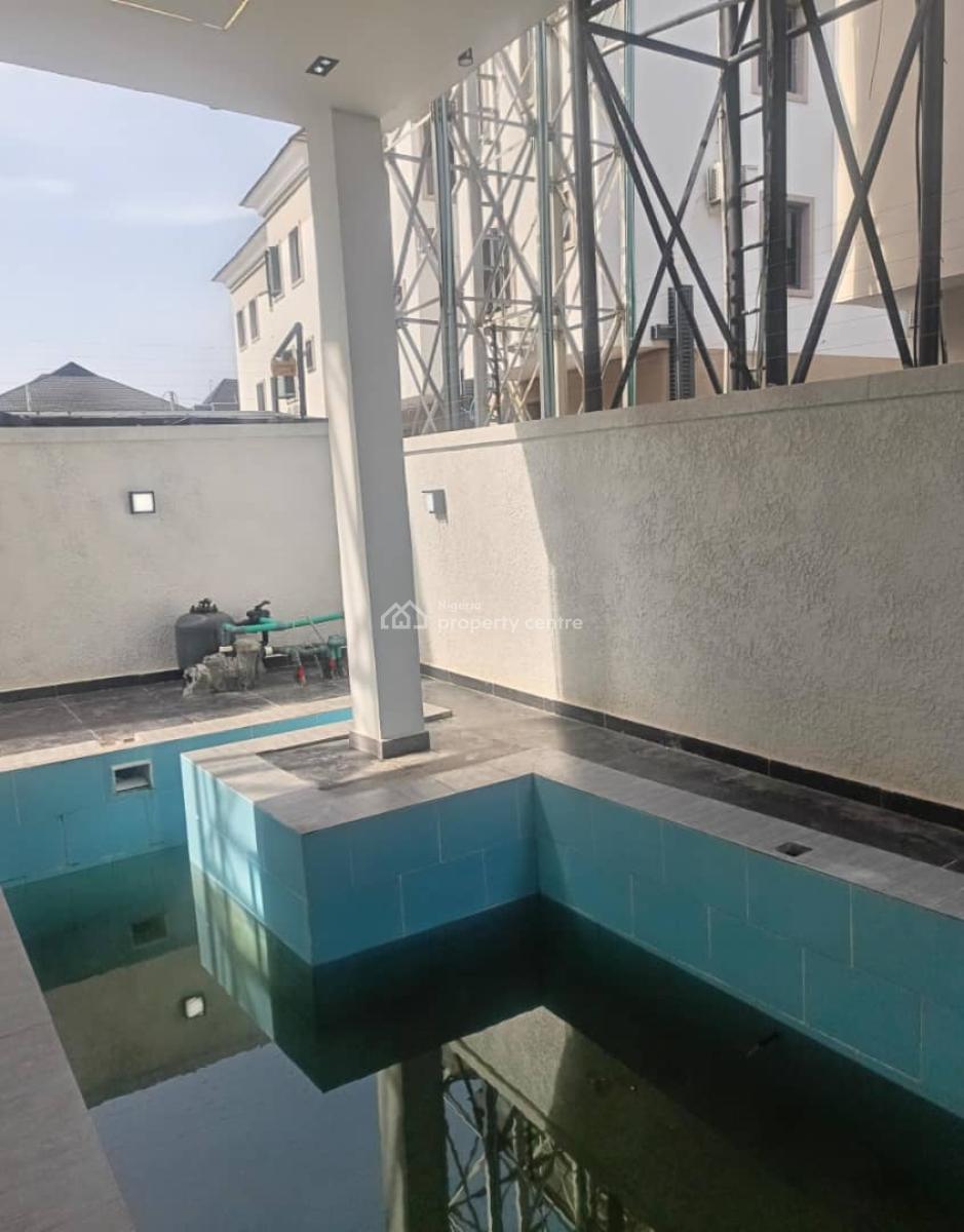 Newly Built 5 Bedroom Detached Duplex with Bq & Pool, Ikota, Lekki, Lagos, Detached Duplex for Sale