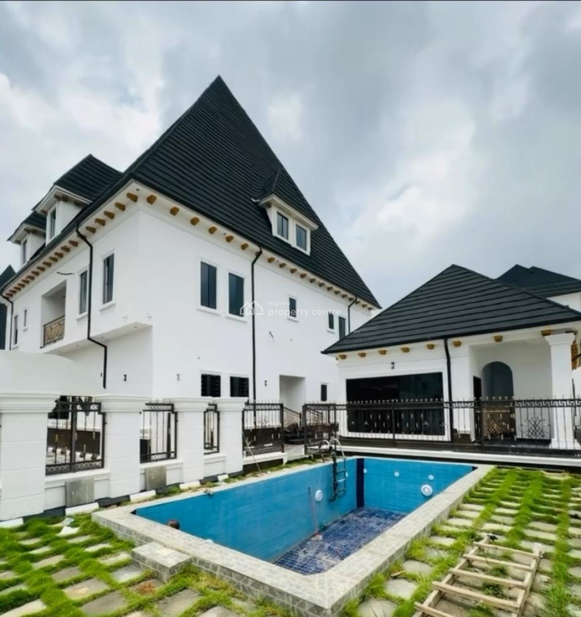 6 Bedroom Duplex with 2 Bedroom Bq, By Efab Metropolis Estate, Gwarinpa, Abuja, Detached Duplex for Sale