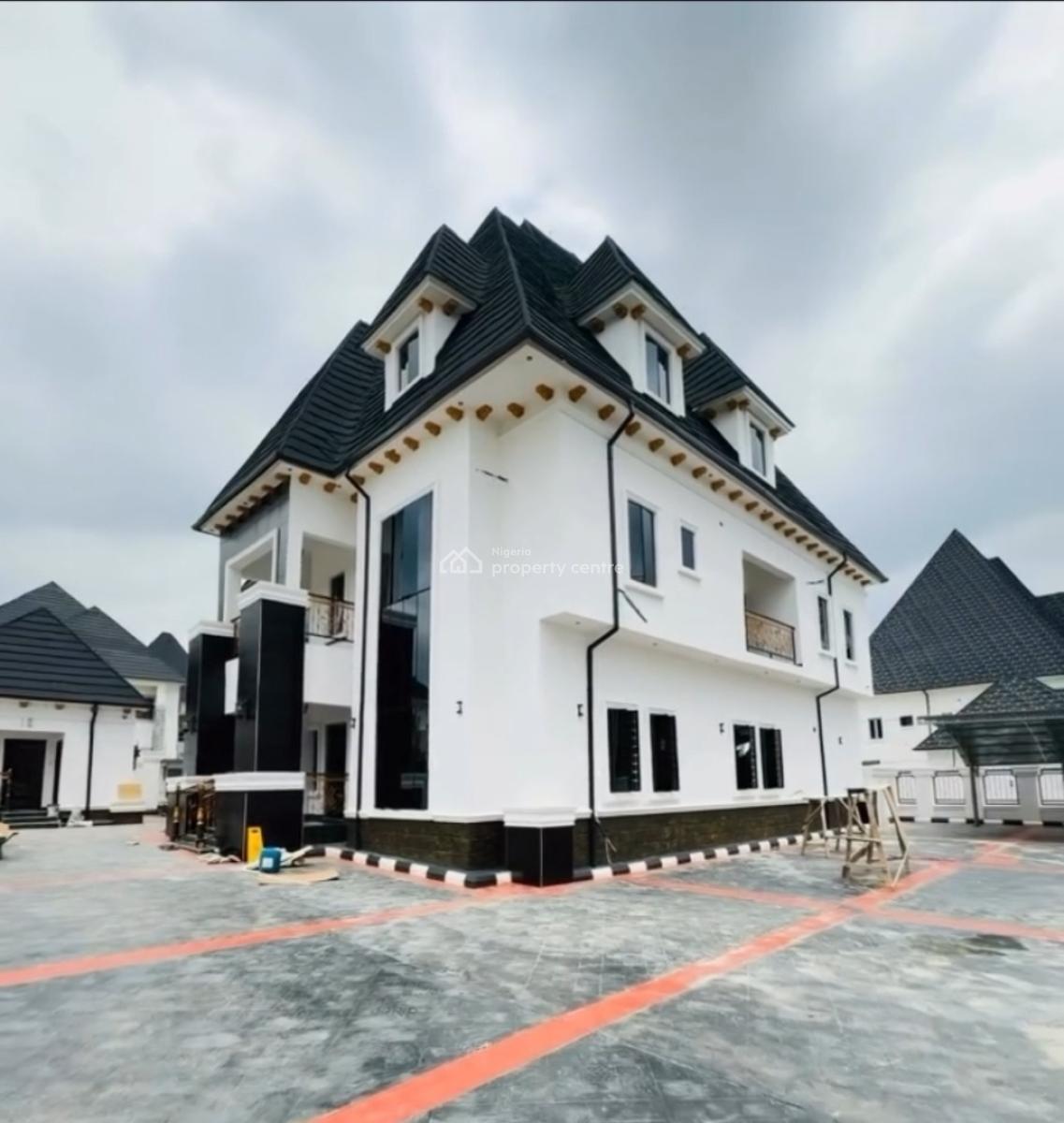 6 Bedroom Duplex with 2 Bedroom Bq, By Efab Metropolis Estate, Gwarinpa, Abuja, Detached Duplex for Sale
