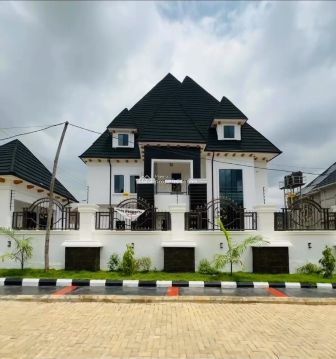 6 Bedroom Duplex with 2 Bedroom Bq, By Efab Metropolis Estate, Gwarinpa, Abuja, Detached Duplex for Sale