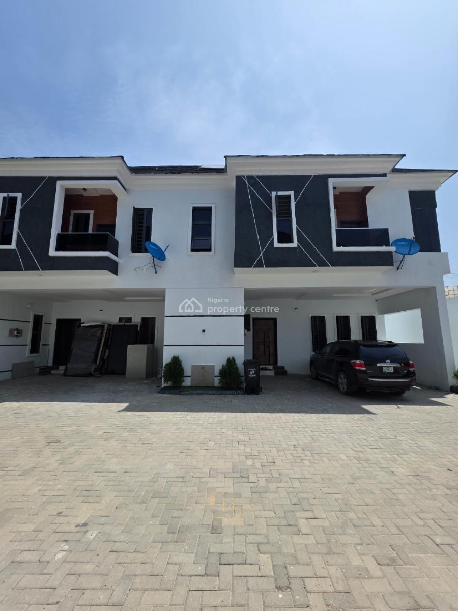 Luxury 4 Bedroom Terrace Duplex with Excellent Finishing, Off Mobil Road Ilaje, Lekki Phase 2, Lekki, Lagos, Terraced Duplex for Rent