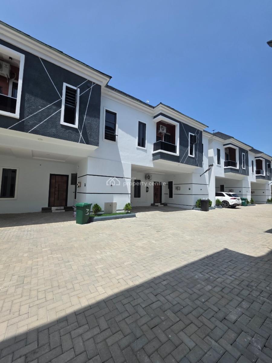 Luxury 4 Bedroom Terrace Duplex with Excellent Finishing, Off Mobil Road Ilaje, Lekki Phase 2, Lekki, Lagos, Terraced Duplex for Rent