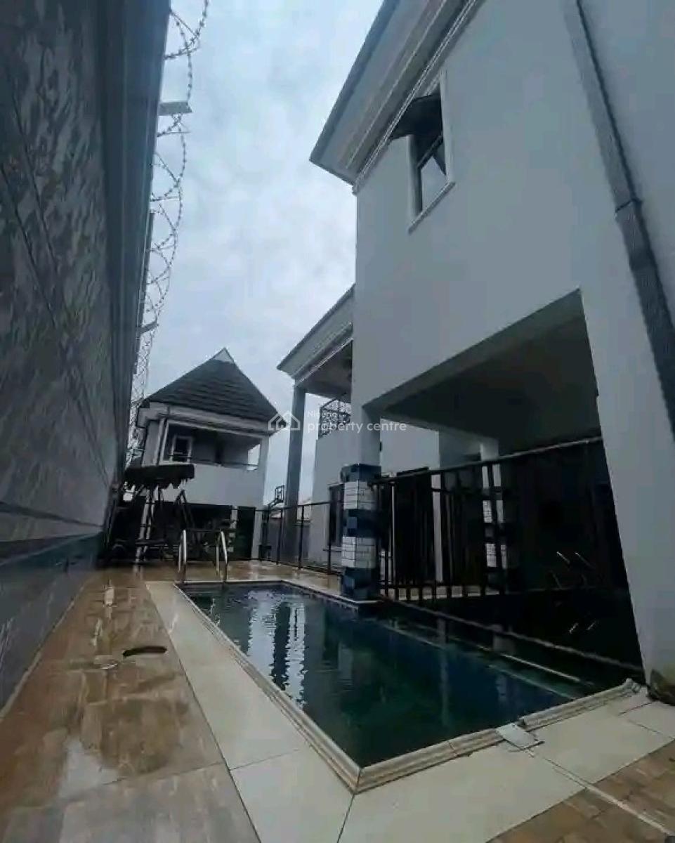 Executive 6 Bedroom Detached House with Swimming Pool and Bq, Stadium Road, Rumukalagbo, Port Harcourt, Rivers, Detached Duplex for Sale