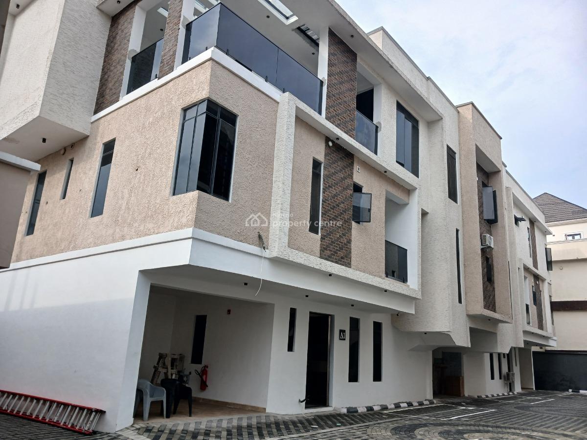 4 Bedroom Terraced Duplex with 1 Room Bq, Lekki Phase 1, Lekki, Lagos, Terraced Duplex for Rent