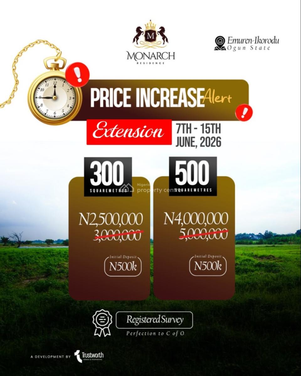 Monarch Residence, Emuren, Ikorodu, Emuren Imota, Imota, Ikorodu, Lagos, Residential Land for Sale