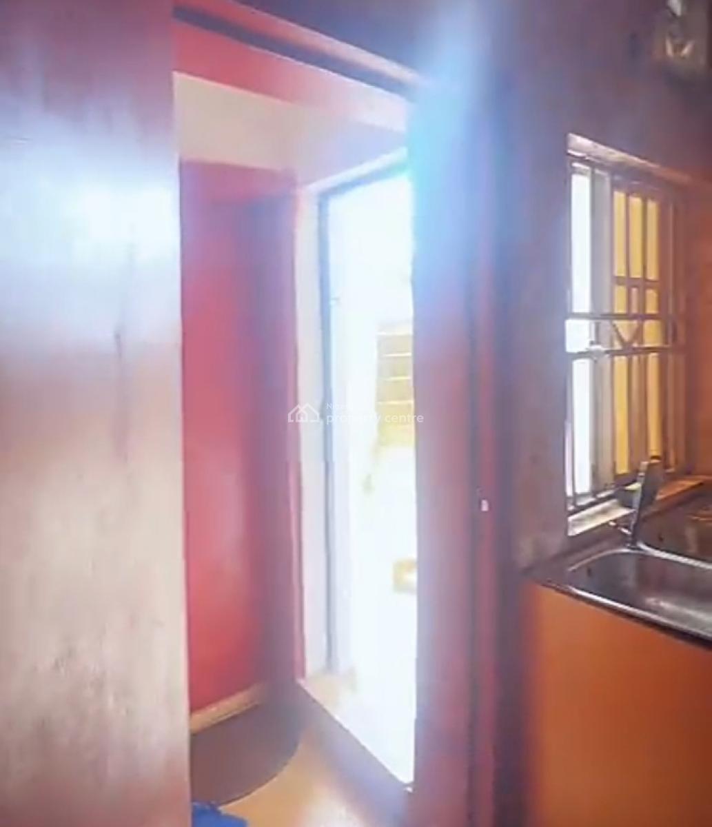 Standard Upstairs Bedroom Inside a Shared Apartment { Video}, Badore, Ajah, Lagos, Self Contain (single Rooms) for Rent