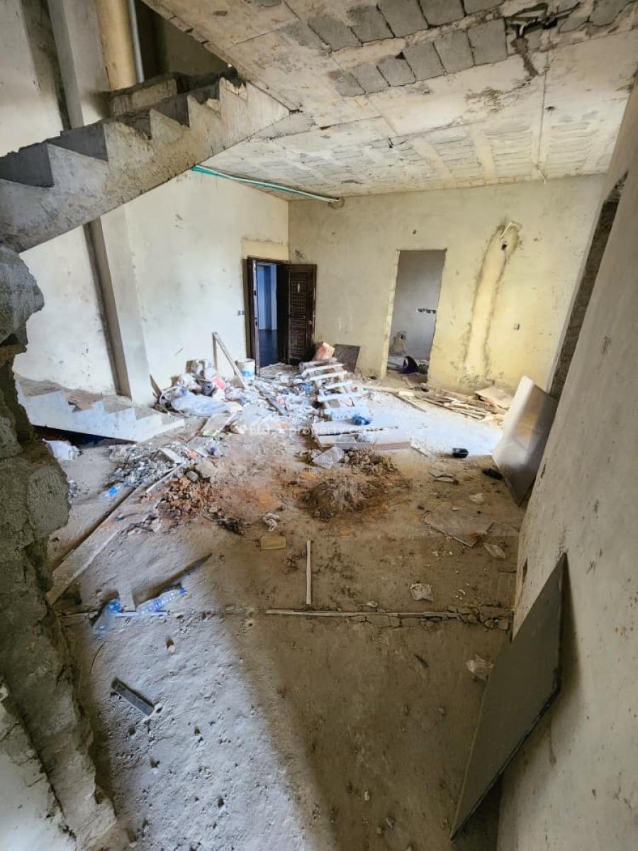 Carcass 4 Bedroom Maisonette, Ikate, Lekki, Lagos, House for Sale