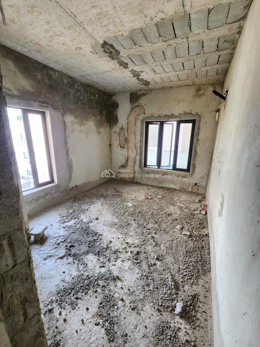 Carcass 4 Bedroom Maisonette, Ikate, Lekki, Lagos, House for Sale