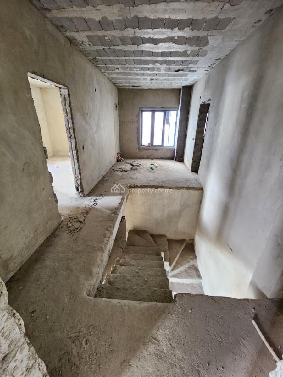 Carcass 4 Bedroom Maisonette, Ikate, Lekki, Lagos, House for Sale