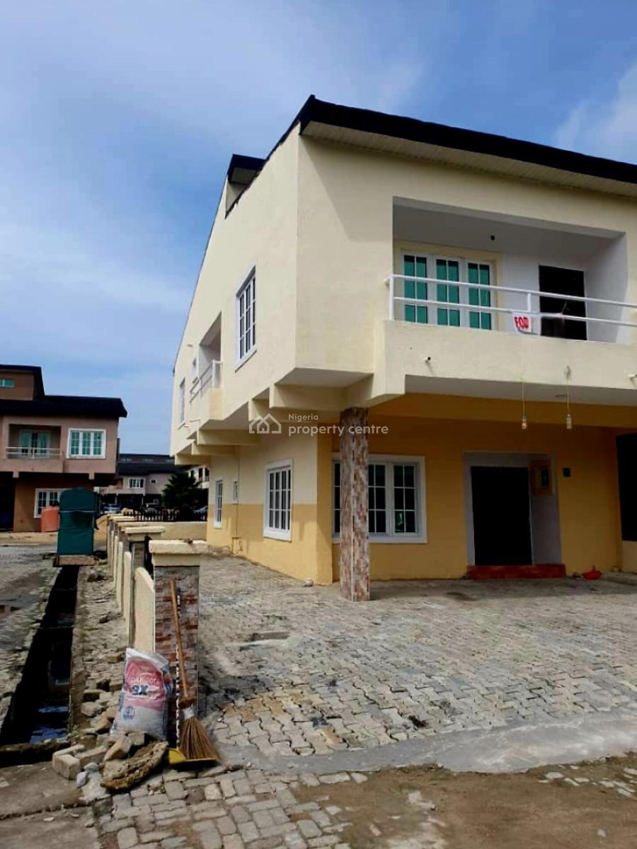 Paradise All Rooms En-suite 4-bedroom Corner Piece, Lekki Gardens Phase 2, Ajah, Lagos, Terraced Duplex for Rent