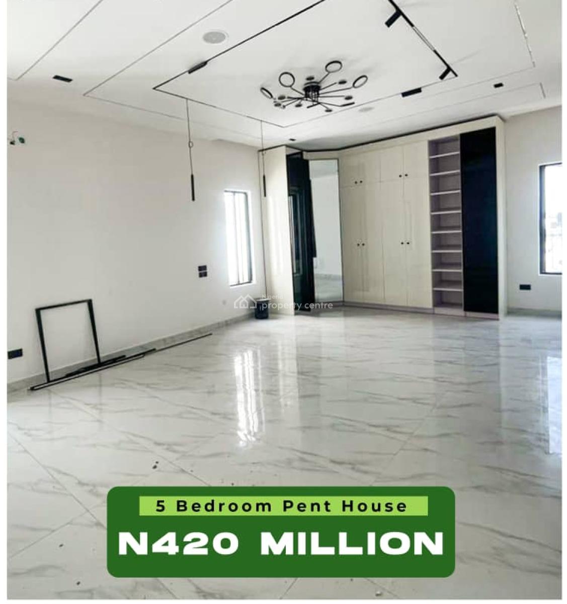 5 Bedroom Detached Duplex with Penthouse, Ikota, Lekki, Lagos, Detached Duplex for Sale