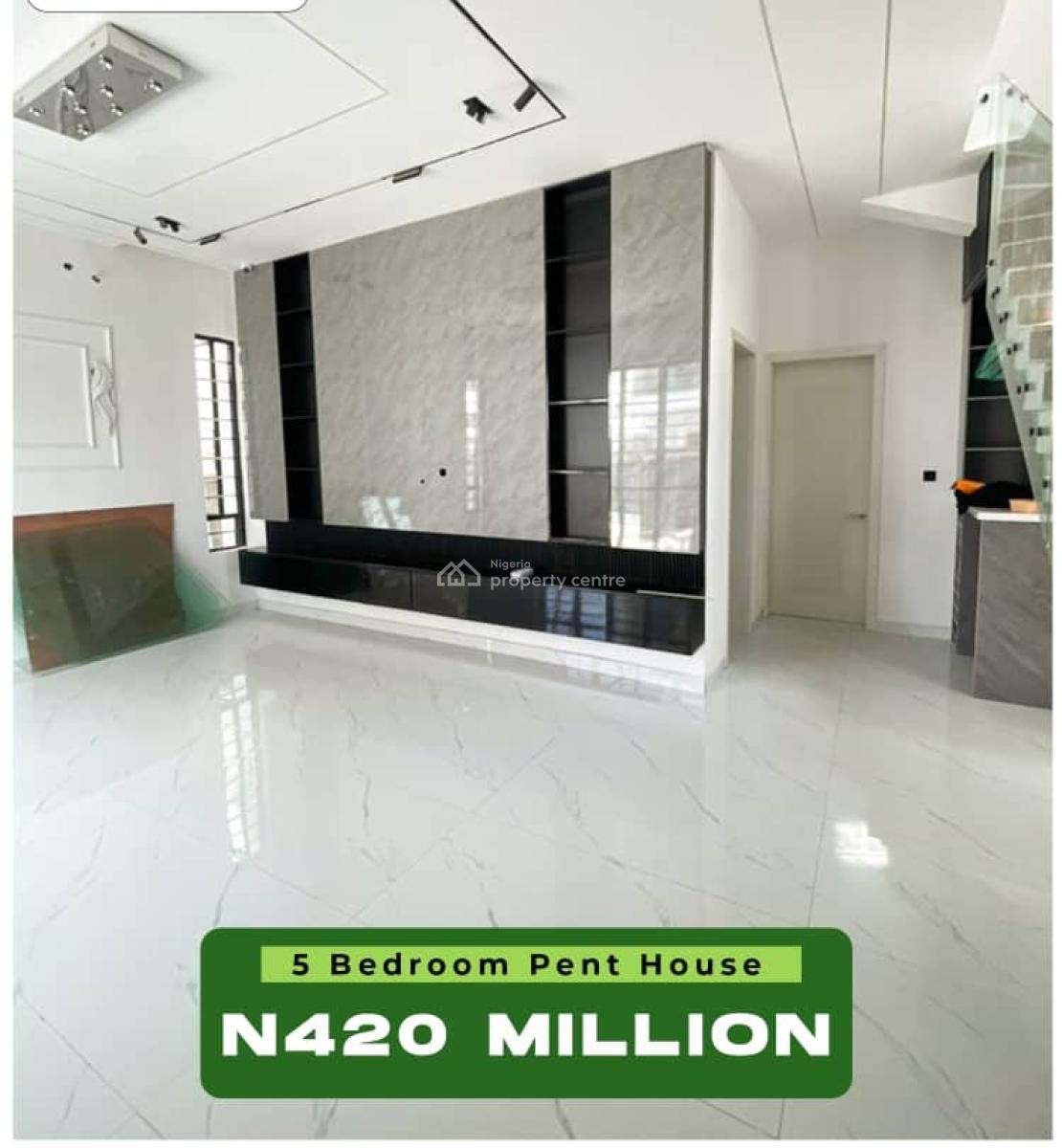 5 Bedroom Detached Duplex with Penthouse, Ikota, Lekki, Lagos, Detached Duplex for Sale