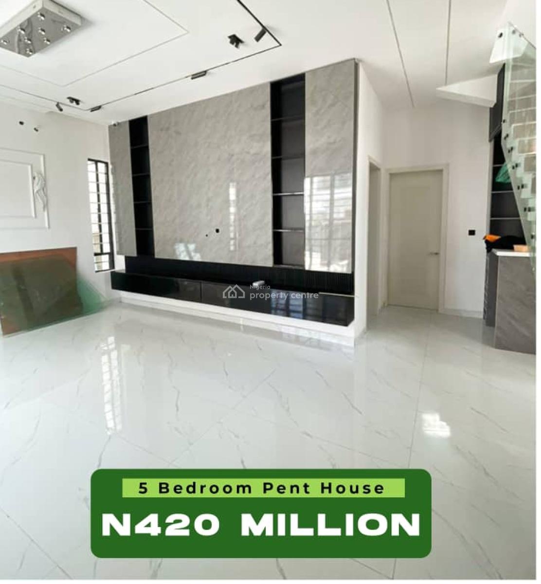 5 Bedroom Detached Duplex with Penthouse, Ikota, Lekki, Lagos, Detached Duplex for Sale