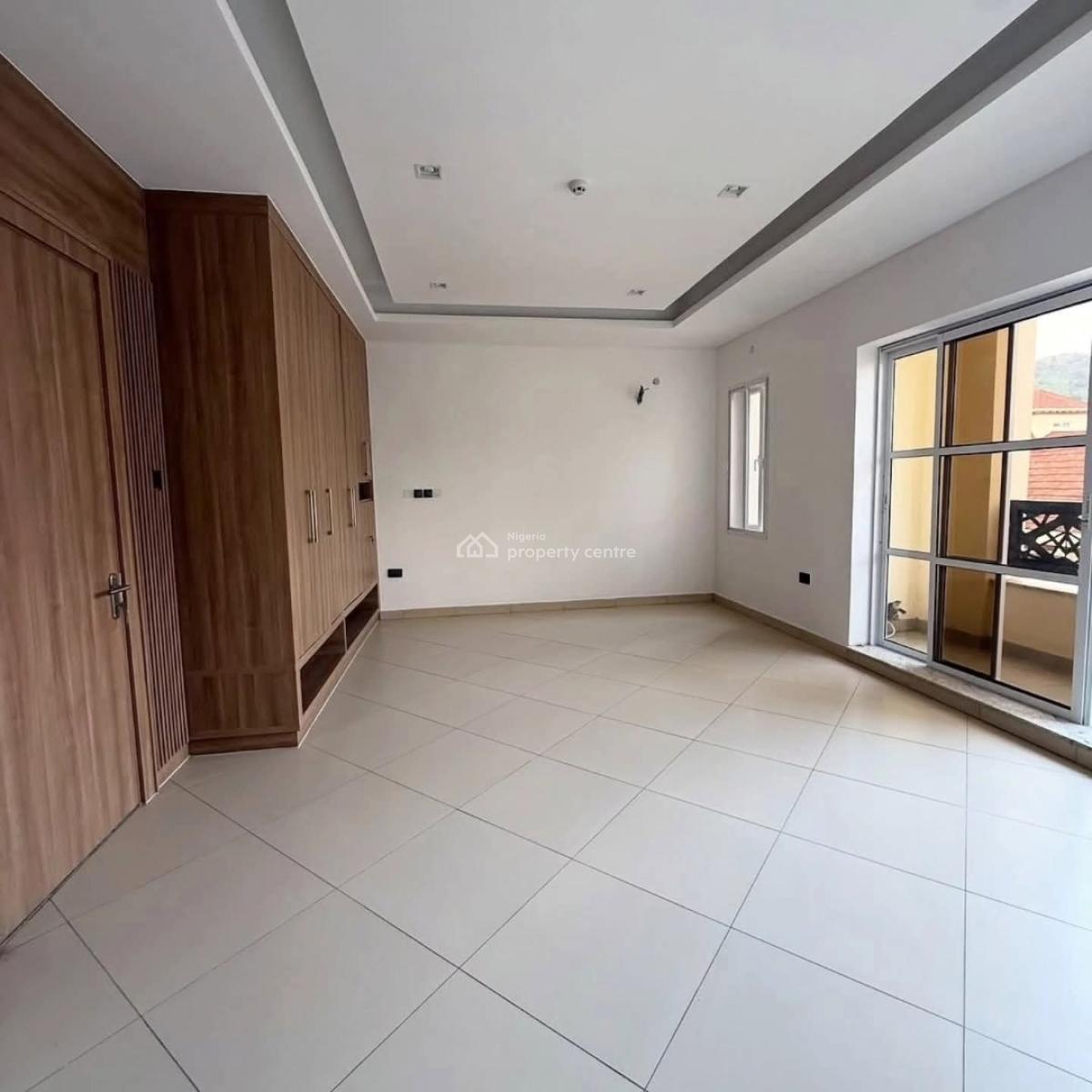 Newly Built 4bedrooms Terrace Solidly Finished with a Room Bq, Maitama District, Abuja, Terraced Duplex for Sale