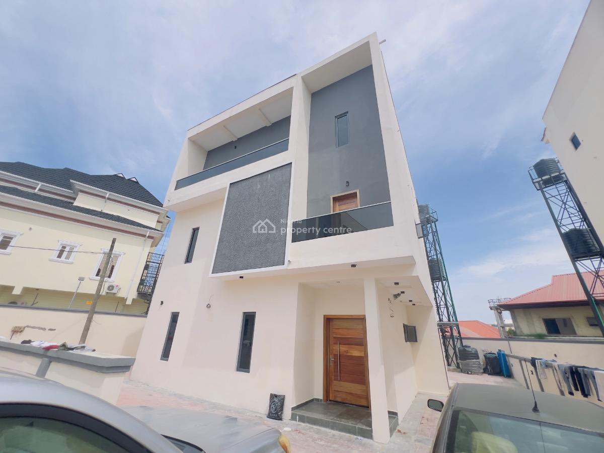 4bedroom Detached Duplex with Bq, New Road, Chevron, Lekki, Lagos, Detached Duplex for Sale