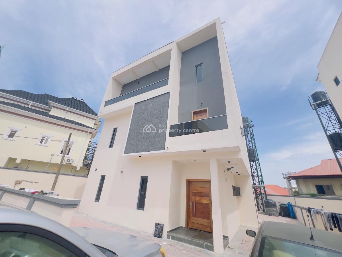 4bedroom Detached Duplex with Bq, New Road, Chevron, Lekki, Lagos, Detached Duplex for Sale