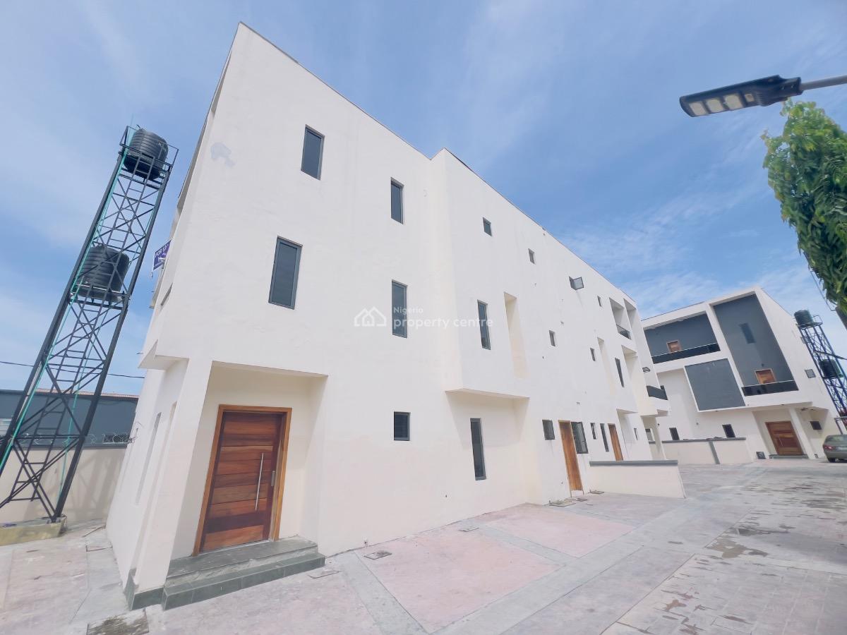 4bedroom Semi Detached Duplex with Bq, New Road , Chevron, Lekki, Lagos, Semi-detached Duplex for Sale
