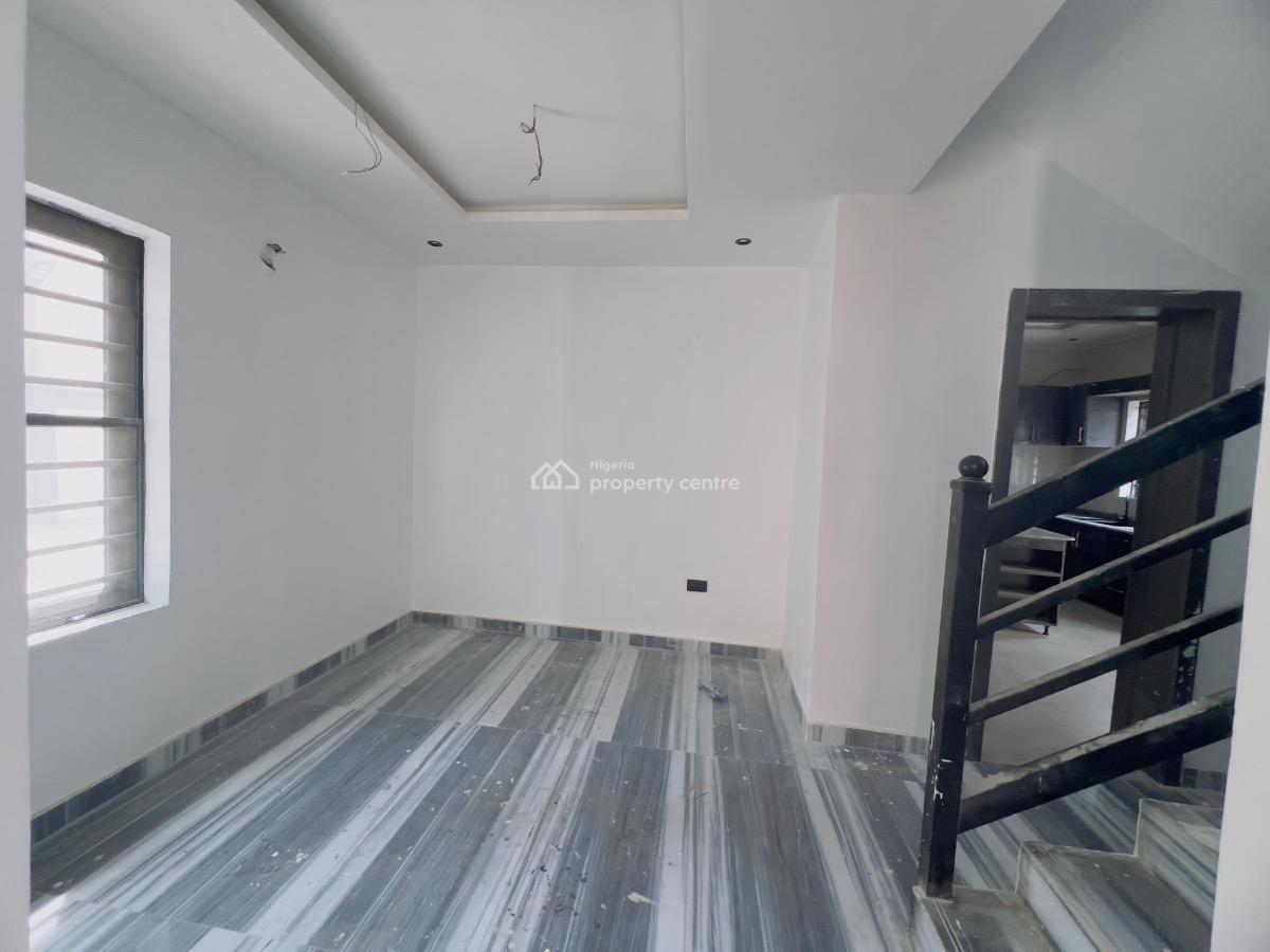 4bedroom Semi Detached Duplex with Bq, New Road , Chevron, Lekki, Lagos, Semi-detached Duplex for Sale