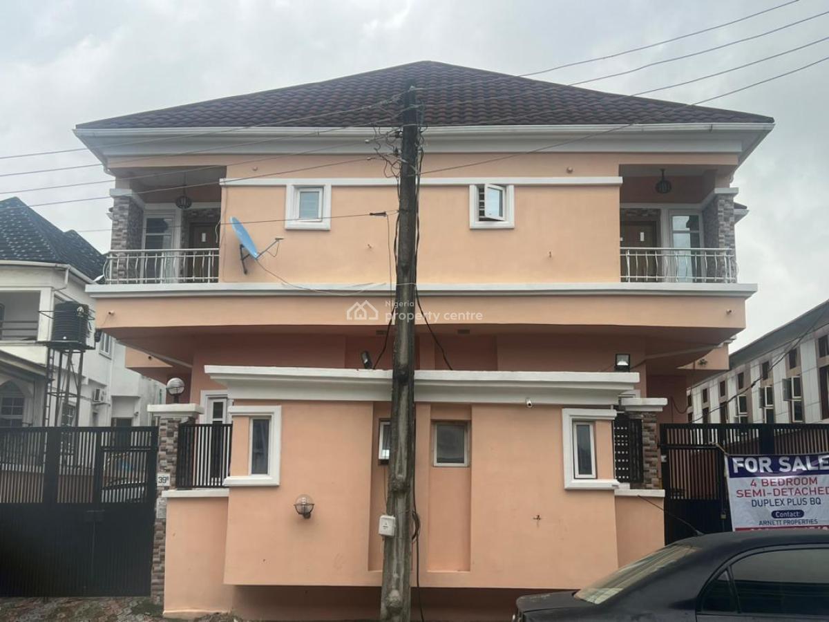 4 Bedroom Semi Detached Duplex and Bq, Ikota Villa Estate, Lekki, Lagos, Semi-detached Duplex for Sale