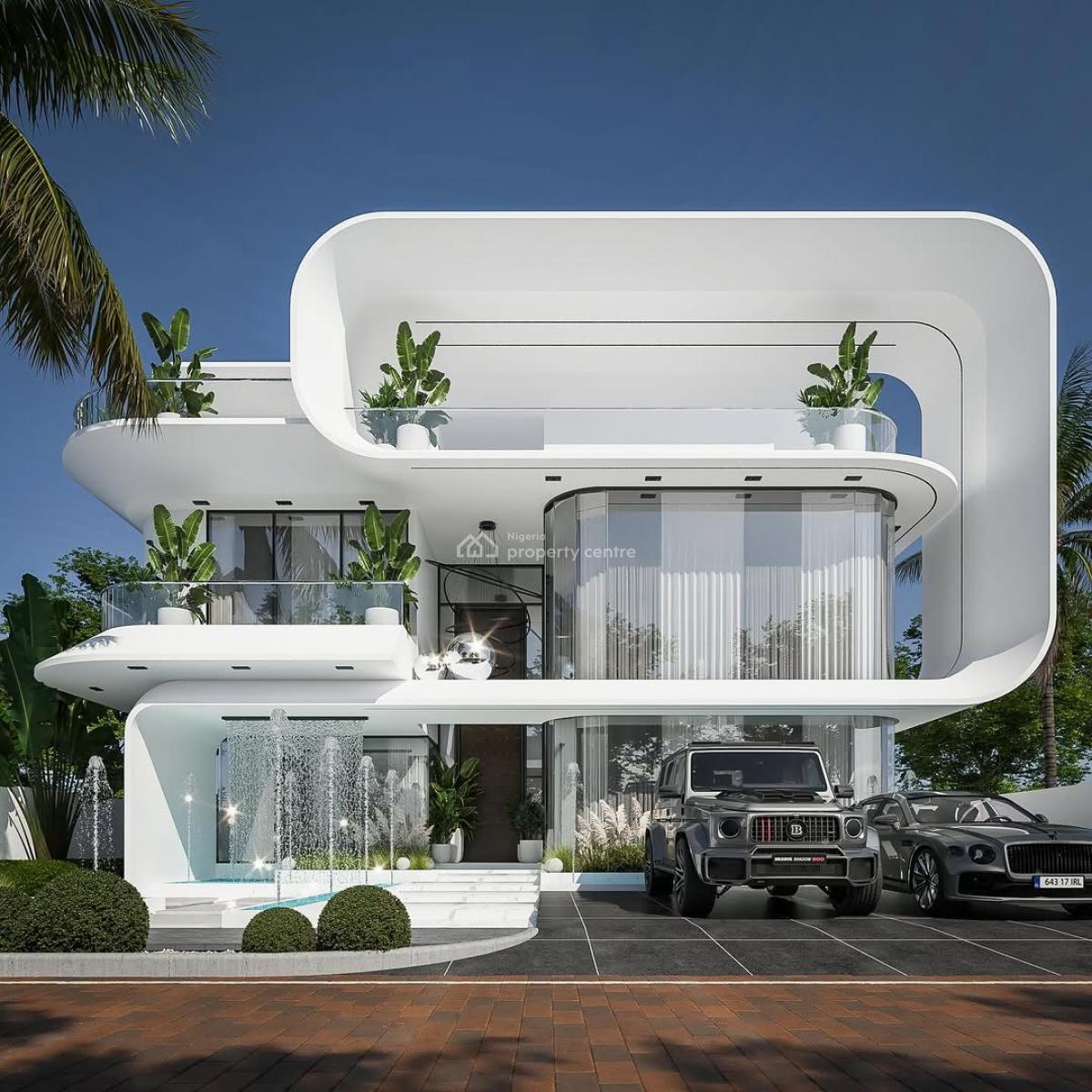 Smart 5 Bedroom Duplex with  Pool, Cinema, Gym, Elevator, Rooftop, Hampton Island, Osapa London Lekki Lagos, Osapa, Lekki, Lagos, Detached Duplex for Sale