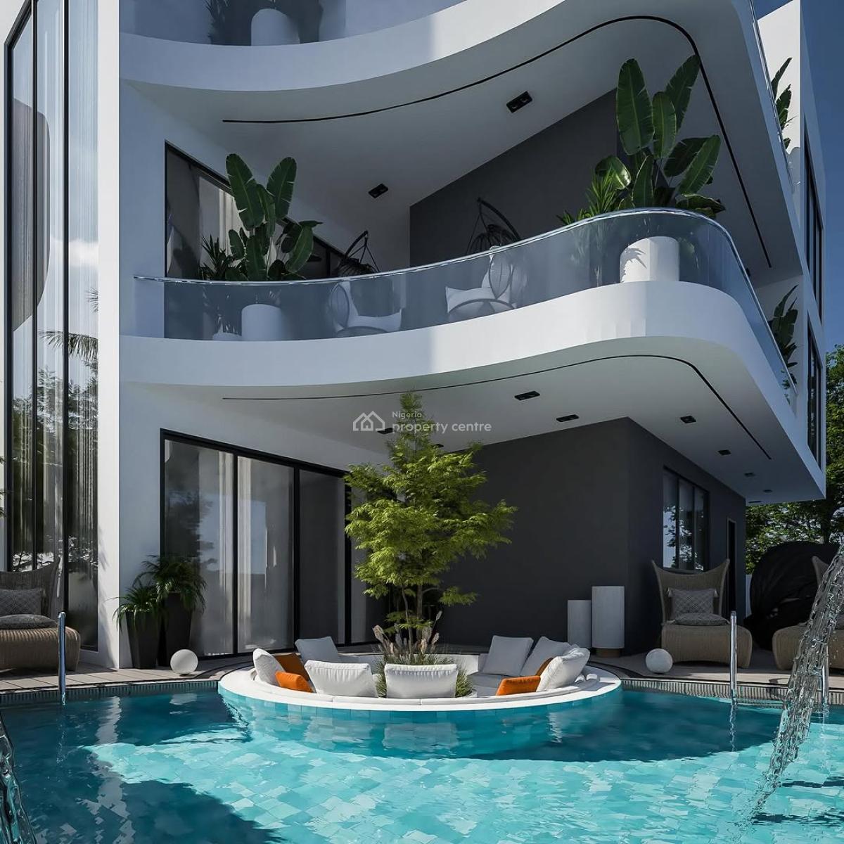 Smart 5 Bedroom Duplex with  Pool, Cinema, Gym, Elevator, Rooftop, Hampton Island, Osapa London Lekki Lagos, Osapa, Lekki, Lagos, Detached Duplex for Sale