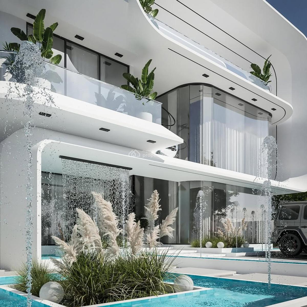 Smart 5 Bedroom Duplex with  Pool, Cinema, Gym, Elevator, Rooftop, Hampton Island, Osapa London Lekki Lagos, Osapa, Lekki, Lagos, Detached Duplex for Sale