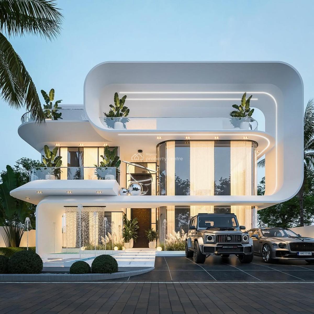 Smart 5 Bedroom Duplex with  Pool, Cinema, Gym, Elevator, Rooftop, Hampton Island, Osapa London Lekki Lagos, Osapa, Lekki, Lagos, Detached Duplex for Sale