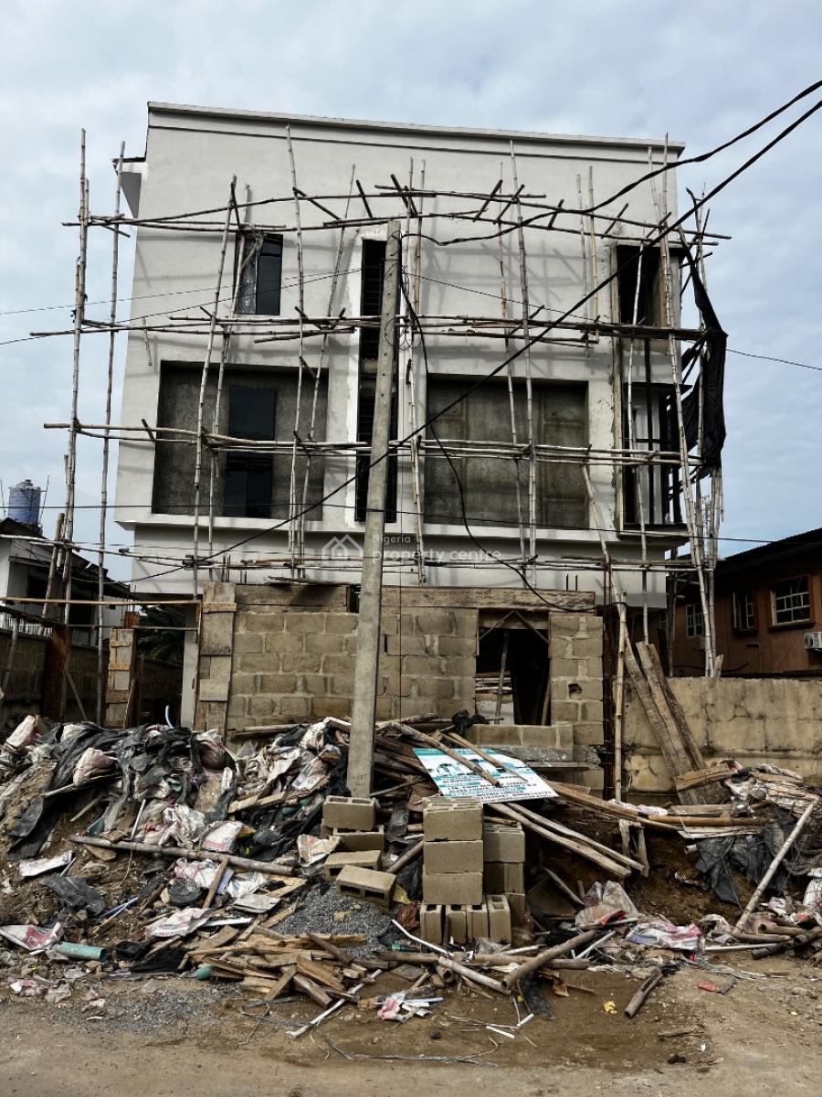 Newly Built 4 Bedroom Terrace Duplex on 2 Floors, Surulere, Surulere, Lagos, Terraced Duplex for Sale