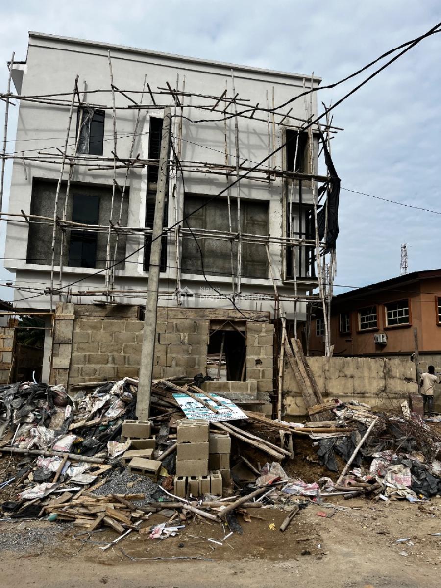 Newly Built 4 Bedroom Terrace Duplex on 2 Floors, Surulere, Surulere, Lagos, Terraced Duplex for Sale
