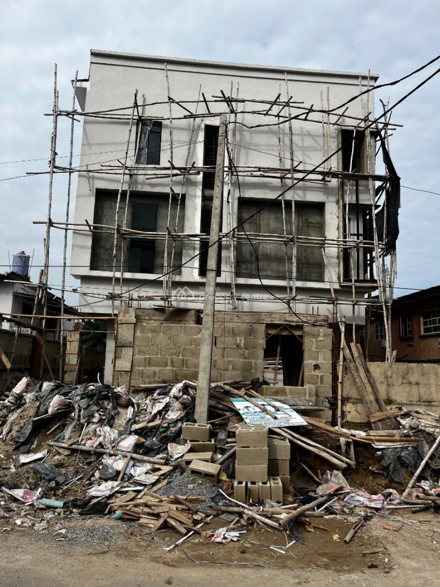 Newly Built 4 Bedroom Terrace Duplex on 2 Floors, Surulere, Surulere, Lagos, Terraced Duplex for Sale