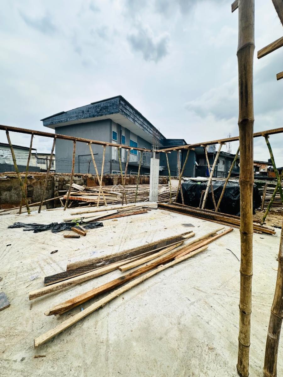 Luxury 2 Bedroom Apartment with Rooftop Lounge for Airbnb / Residence, Currently at 20% Construction. Delivery Date December., Surulere, Lagos, Flat / Apartment for Sale