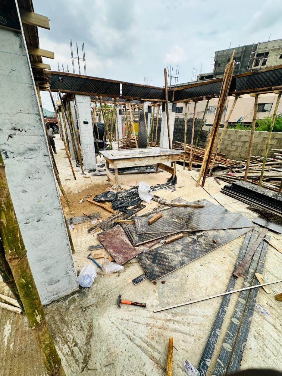 Luxury 2 Bedroom Apartment with Rooftop Lounge for Airbnb / Residence, Currently at 20% Construction. Delivery Date December., Surulere, Lagos, Flat / Apartment for Sale