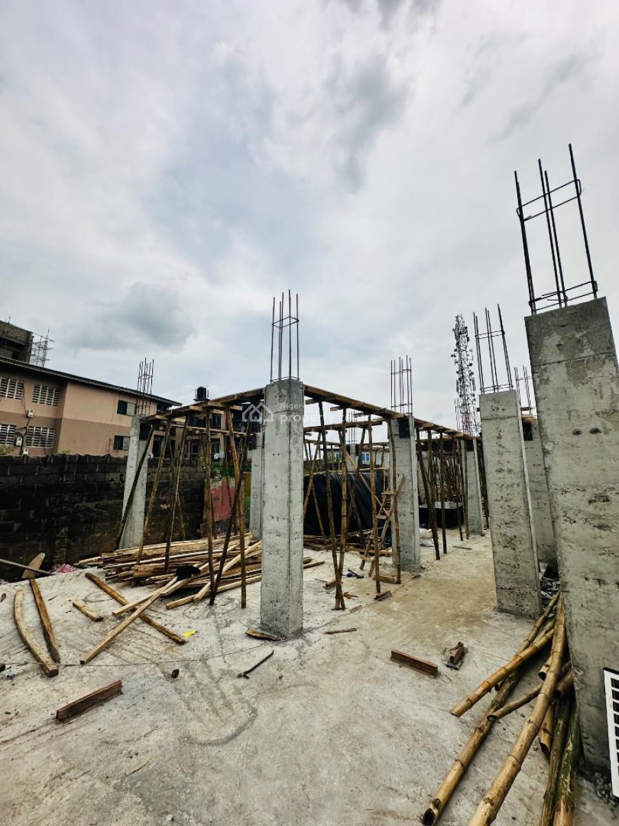 Luxury 2 Bedroom Apartment with Rooftop Lounge for Airbnb / Residence, Currently at 20% Construction. Delivery Date December., Surulere, Lagos, Flat / Apartment for Sale