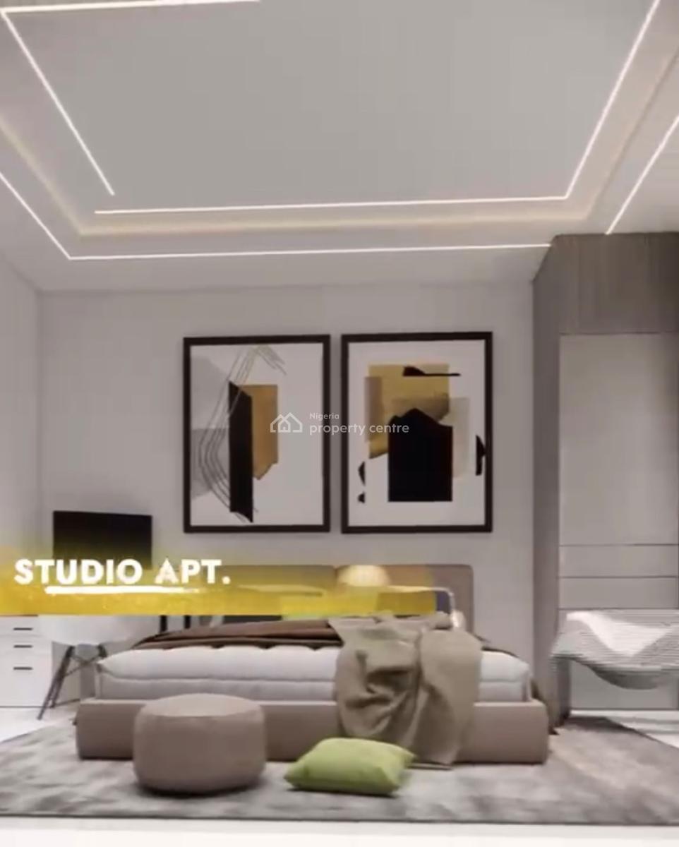 Luxury 2 Bedroom Apartment with Rooftop Lounge for Airbnb / Residence, Currently at 20% Construction. Delivery Date December., Surulere, Lagos, Flat / Apartment for Sale
