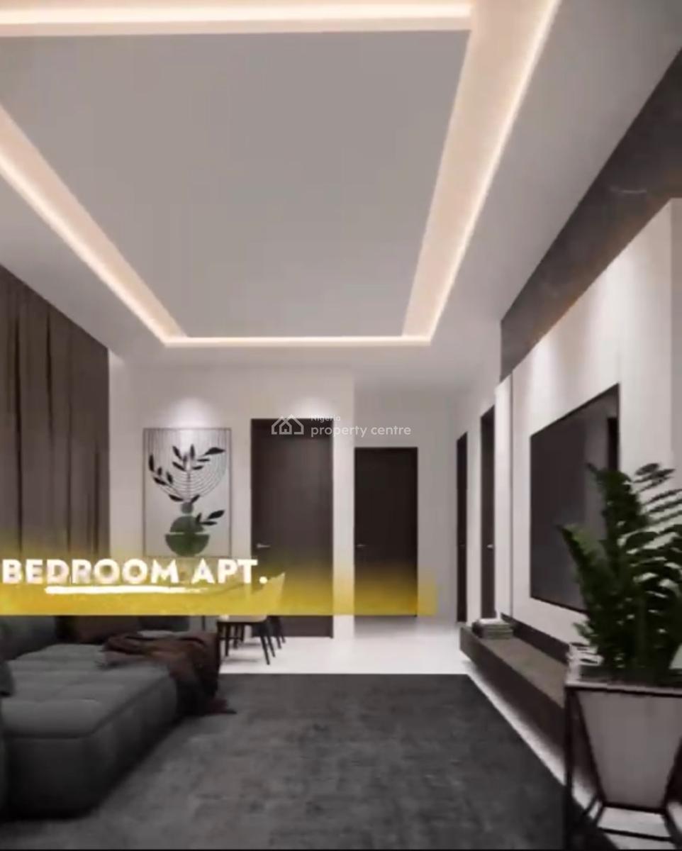 Luxury 2 Bedroom Apartment with Rooftop Lounge for Airbnb / Residence, Currently at 20% Construction. Delivery Date December., Surulere, Lagos, Flat / Apartment for Sale