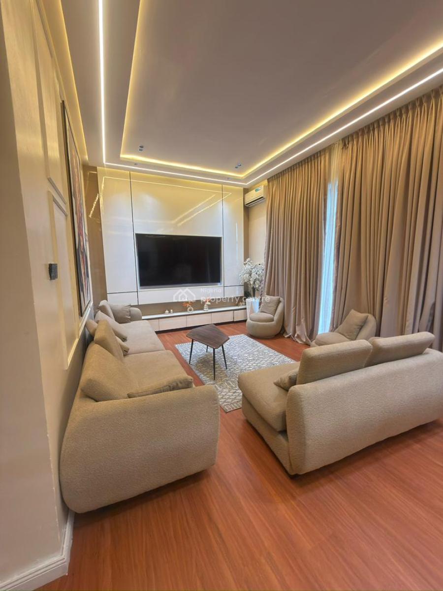 Fully Furnished 4 Bedroom Terrace Duplex + Bq, Lekki Palm City, Ajah, Lagos, Terraced Duplex for Rent