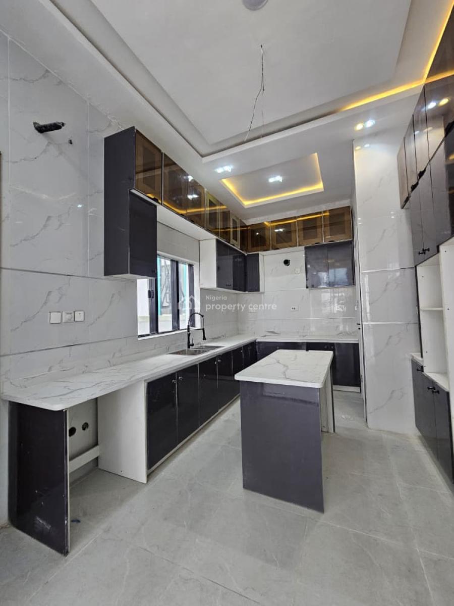 Brand New 4 Bedroom Fully Detached Duplex with Bq and Pool, Chevron, Lekki, Lagos, Detached Duplex for Sale