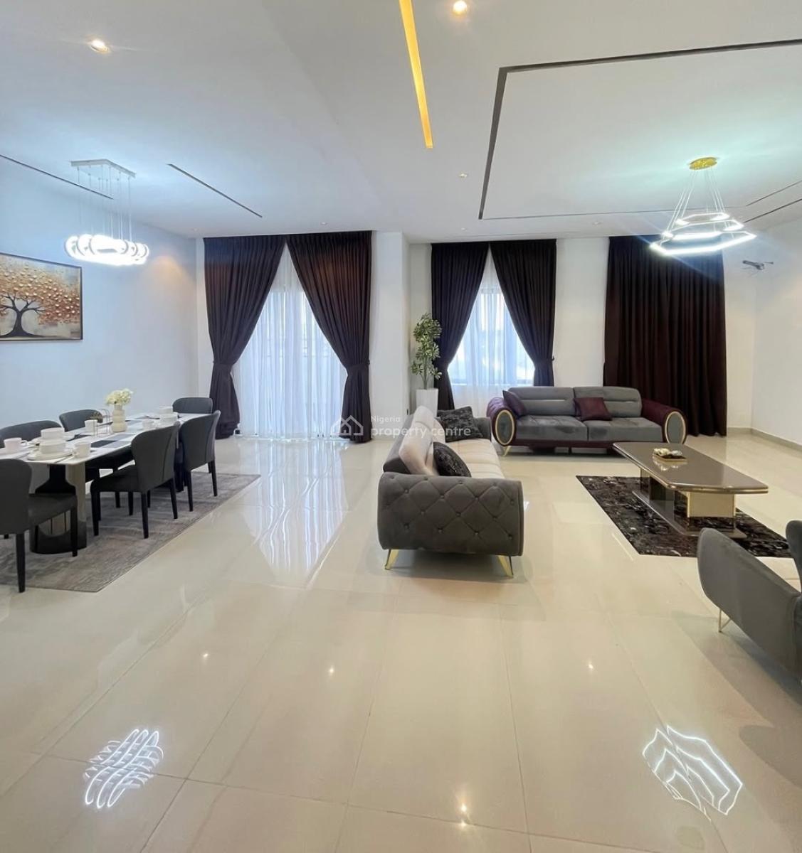 Lovely 4 Bedroom Semi Detached Duplex with Swimming Pool and Bq, Lekki Phase 1, Lekki Phase 1, Lekki, Lagos, Semi-detached Duplex for Sale