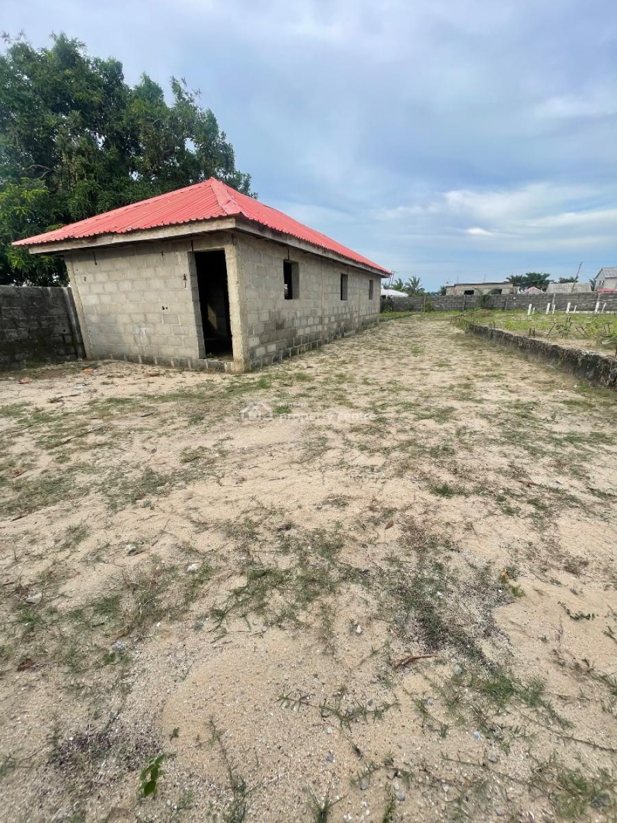 2 & Half Plots of Commercial Land with Bungalow and Foundation, Facing Dangote Refinery Expressway, Ibeju Lekki, Lagos, Commercial Land for Sale