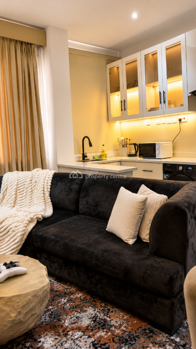 Dempire Apartment - Cozy & Beautifully Furnished 1 Bedroom Apartment, Cove Towers, Lekki, Lagos, Mini Flat (room and Parlour) Short Let