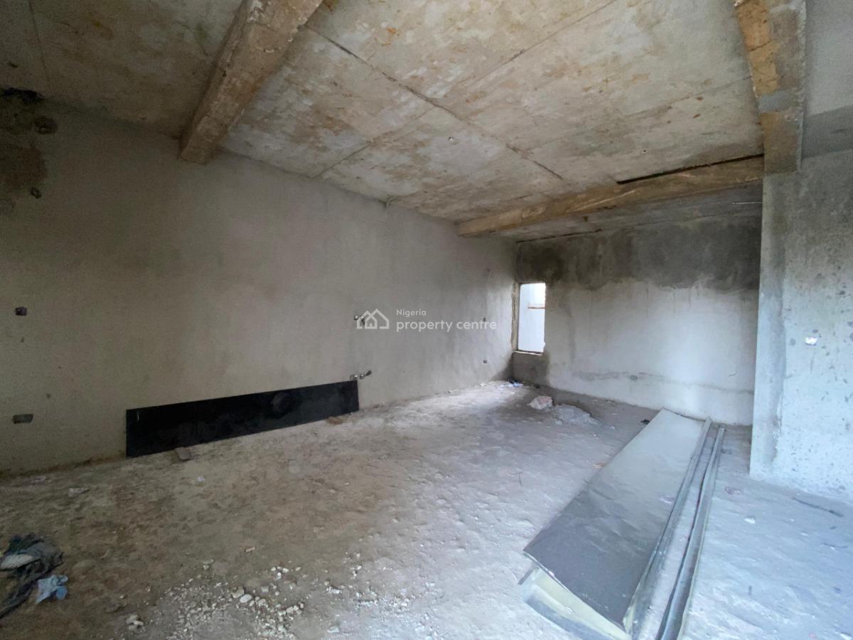 Newly-built 4 Bedroom Terrace Duplex with Bq (semi-finished), Jahi, Abuja, Terraced Duplex for Sale
