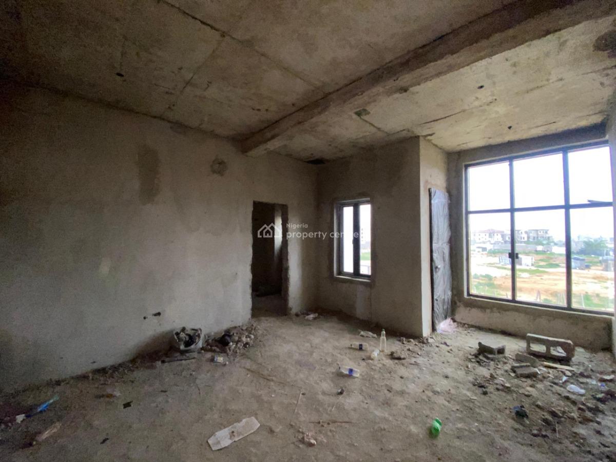 Newly-built 4 Bedroom Terrace Duplex with Bq (semi-finished), Jahi, Abuja, Terraced Duplex for Sale