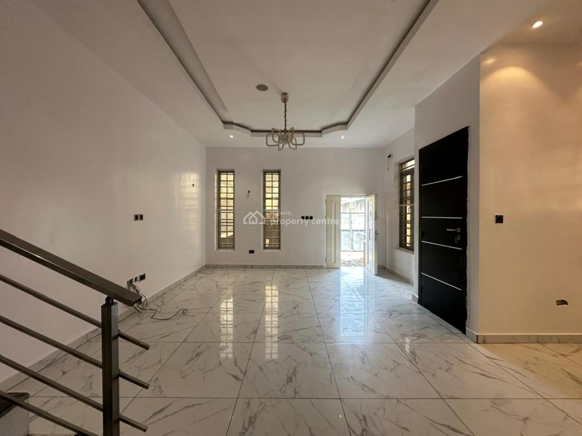 4 Bedrooms Semi-detached House with Bq, Chevy View Estate, Lekki, Lagos, Semi-detached Duplex for Rent