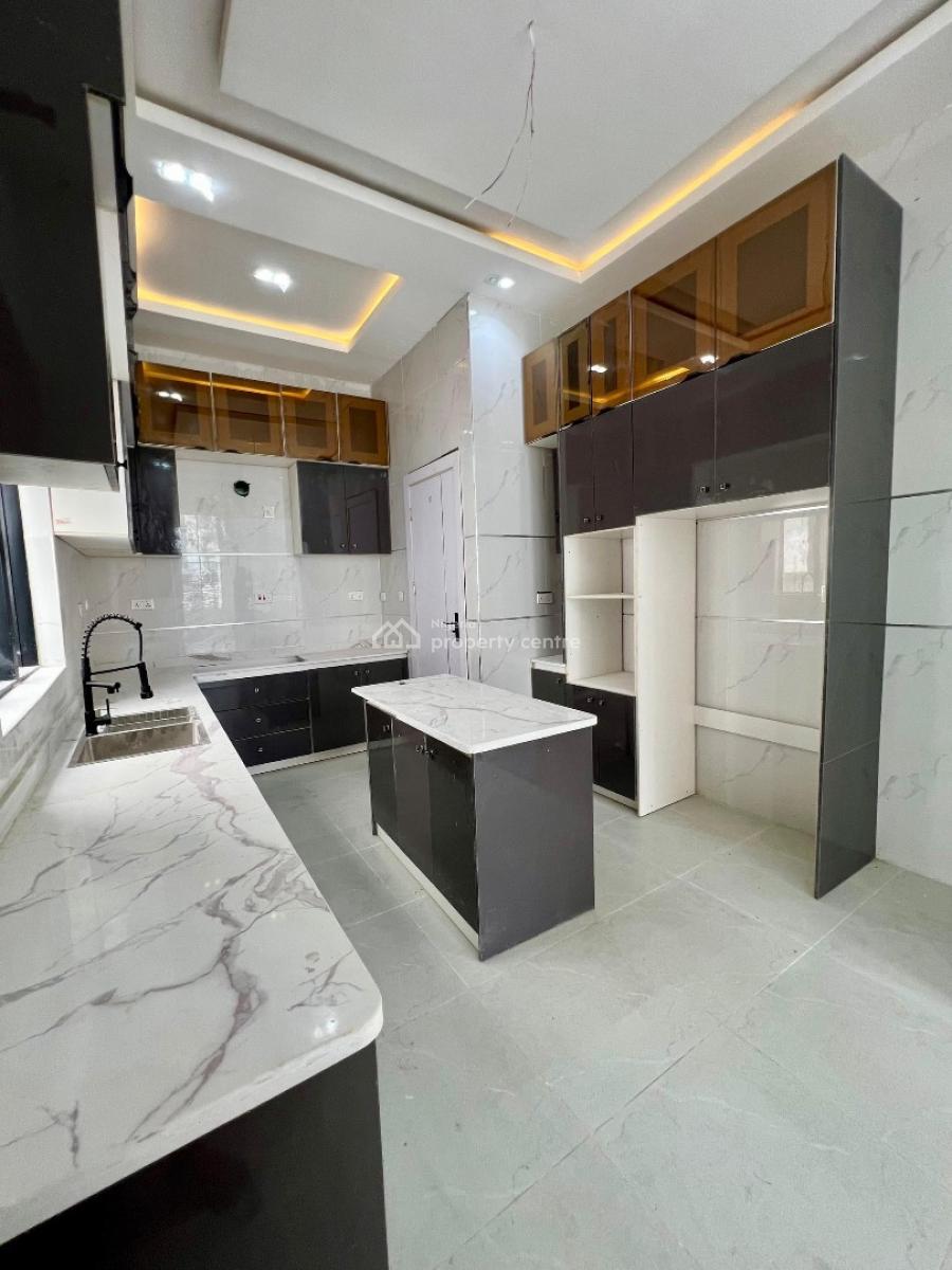 Modern 5 Bedroom Fully Detached Duplex with Pool and Bq, Chevron, Lekki, Lagos, Detached Duplex for Sale