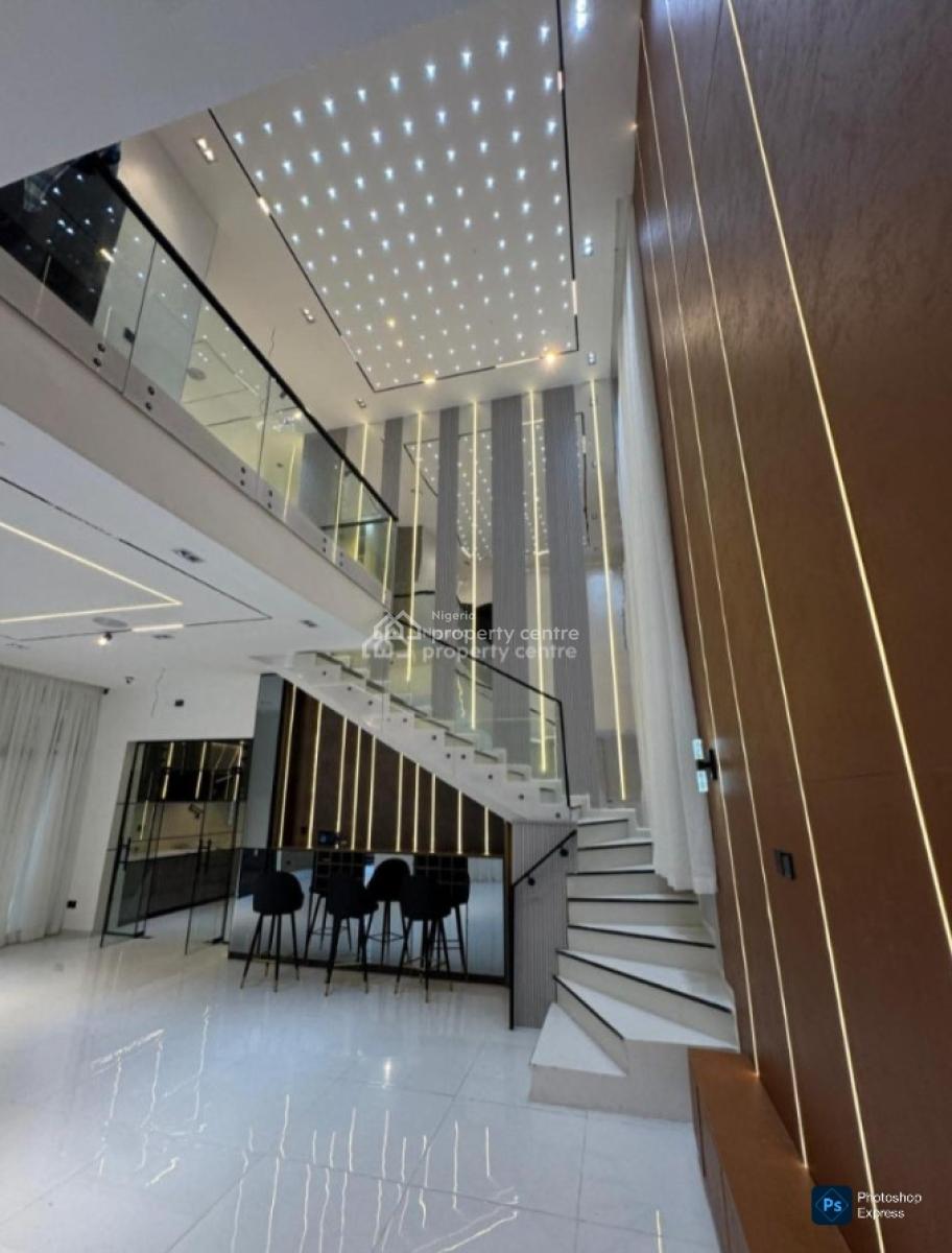 5-bed Luxury Contemporary Style Mansion, Lekki Conservation Centre, Chevron, Lekki, Lagos, Detached Duplex for Sale