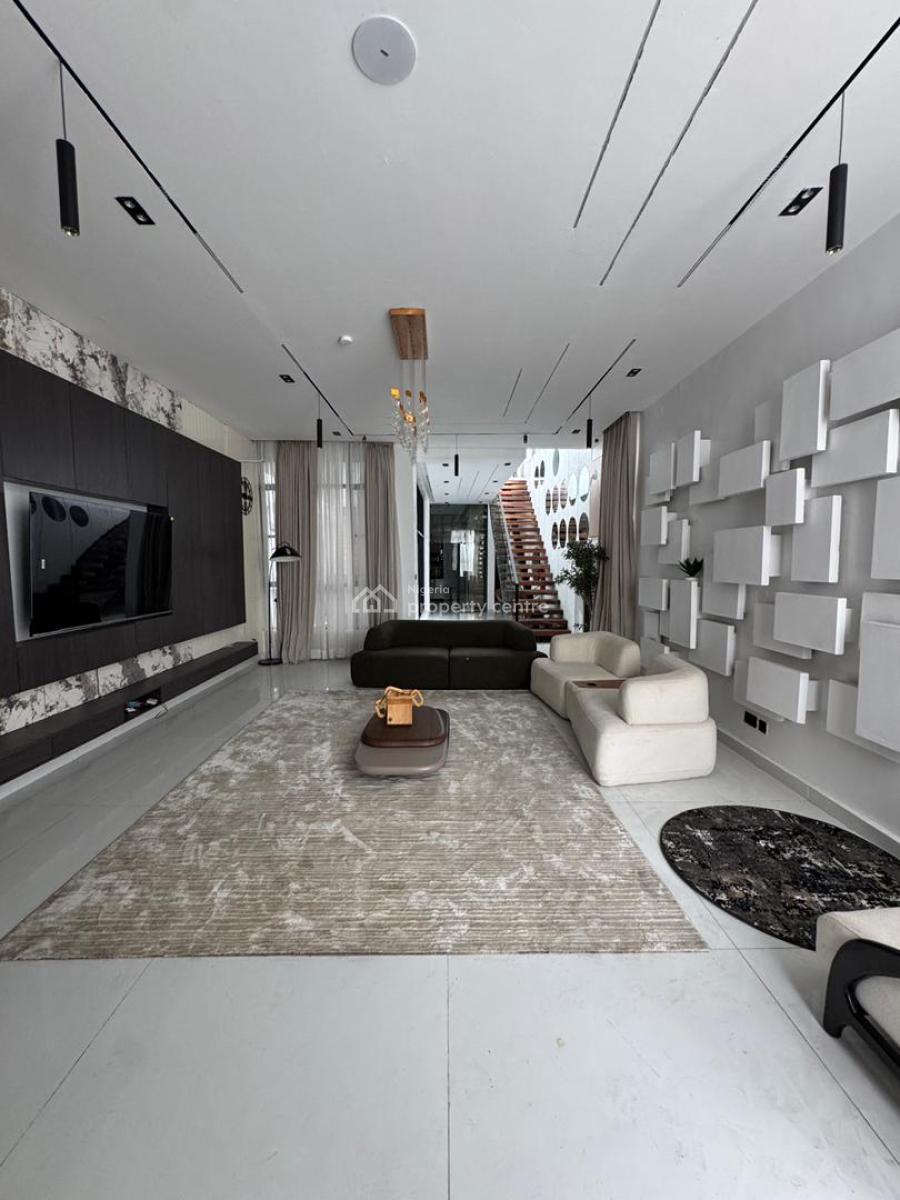 Furnished Luxury 5  Bedroom Detached Duplex with Swimming Pool ,bq, Chevron, Lekki, Lagos, Detached Duplex for Sale