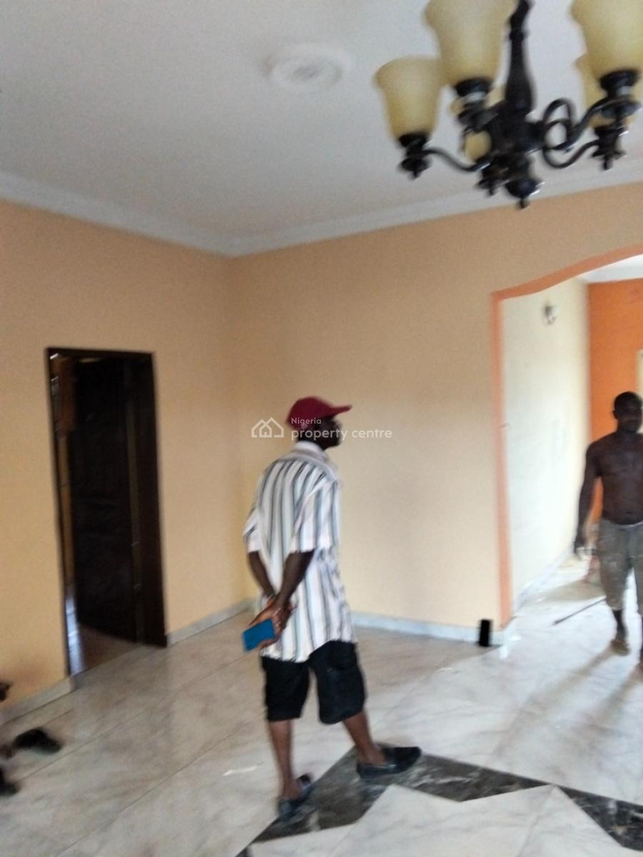 Executive 3 Bedroom Flat with Pop Finishing, Off Victor Olaleye Street Obawole Ogba Ifako Ijaya Lga, Ogba, Ikeja, Lagos, Flat / Apartment for Rent