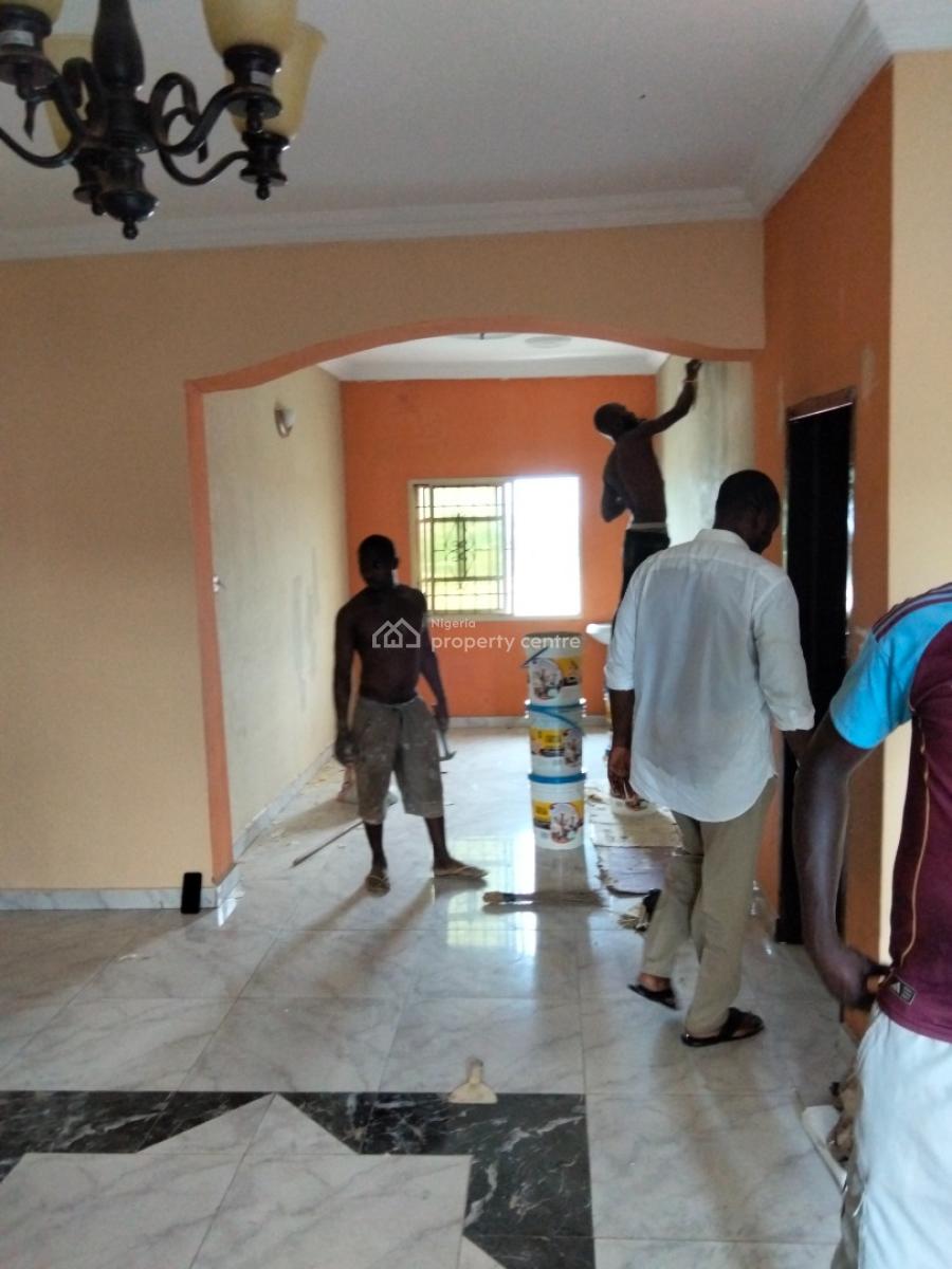 Executive 3 Bedroom Flat with Pop Finishing, Off Victor Olaleye Street Obawole Ogba Ifako Ijaya Lga, Ogba, Ikeja, Lagos, Flat / Apartment for Rent