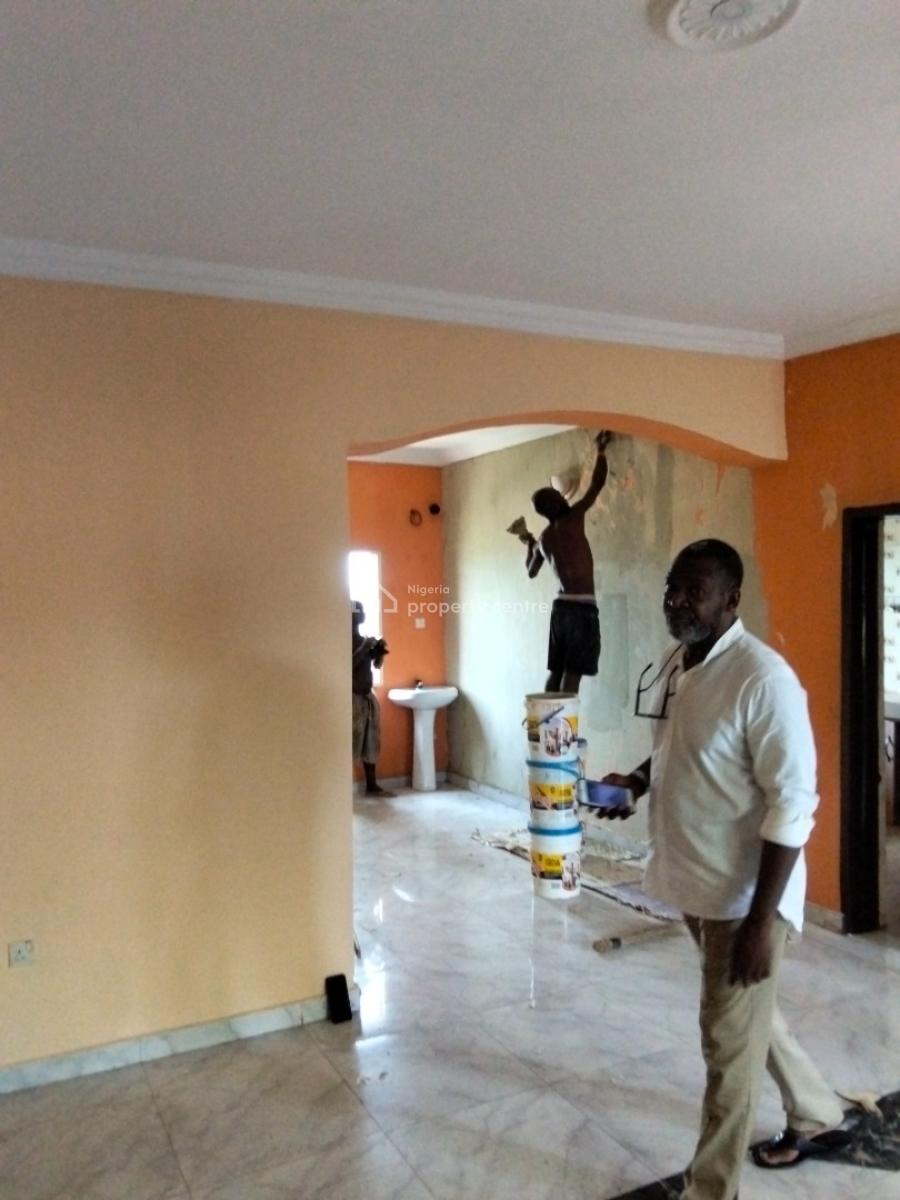 Executive 3 Bedroom Flat with Pop Finishing, Off Victor Olaleye Street Obawole Ogba Ifako Ijaya Lga, Ogba, Ikeja, Lagos, Flat / Apartment for Rent
