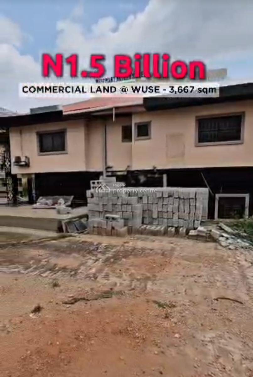 3667sqm Commercial Plot, Wuse Zone, Wuse, Abuja, Commercial Land for Sale